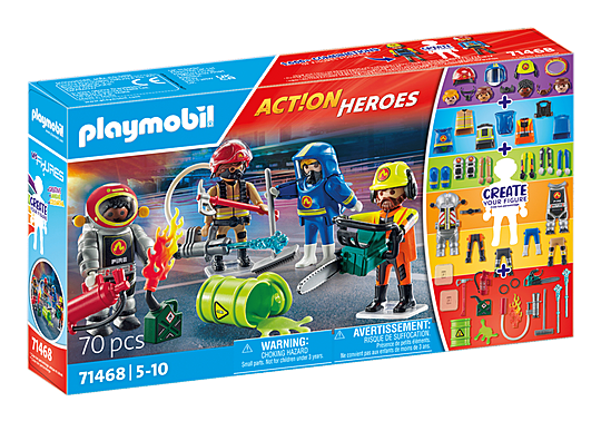 PLAYMOBIL 71468 My Figures Fire Rescue