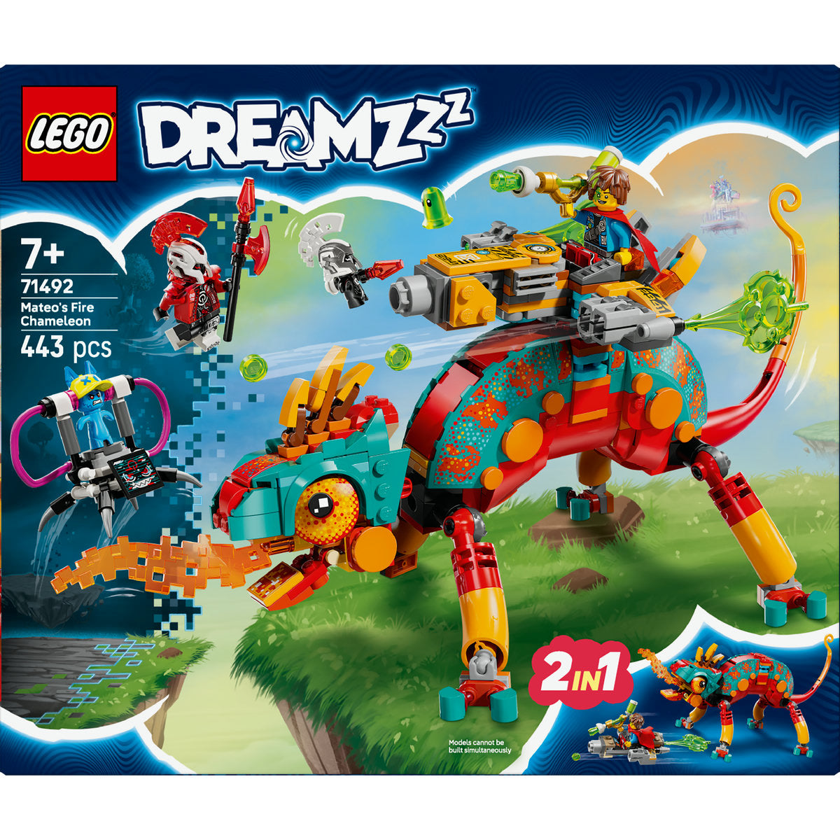 LEGO DREAMZzz Mateo’s Fire Chameleon Imagination Toy 71492