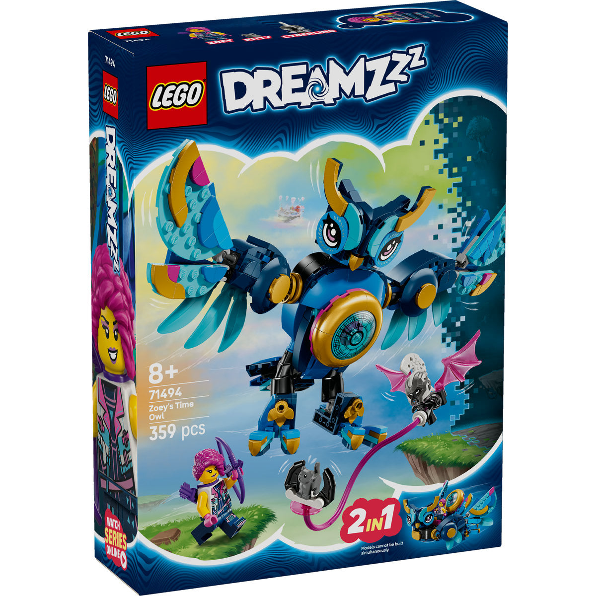LEGO DREAMZzz Zoey’s Time Owl Toy Fantasy Playset 71494
