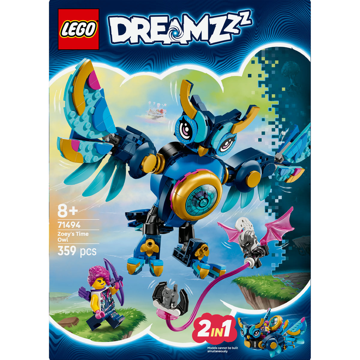LEGO DREAMZzz Zoey’s Time Owl Toy Fantasy Playset 71494