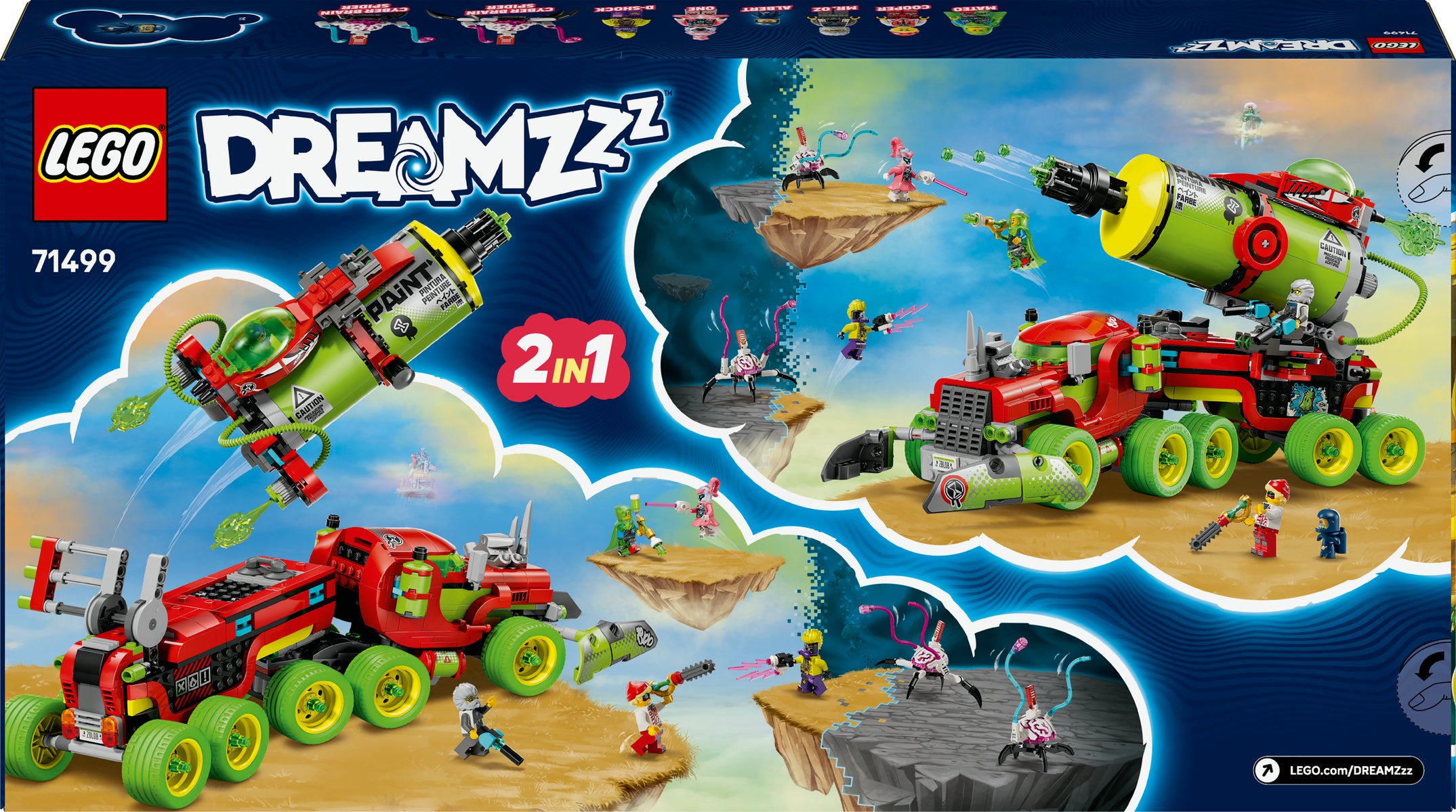 LEGO DREAMZzz Mateo’s Spray Paint Truck Toy 71499