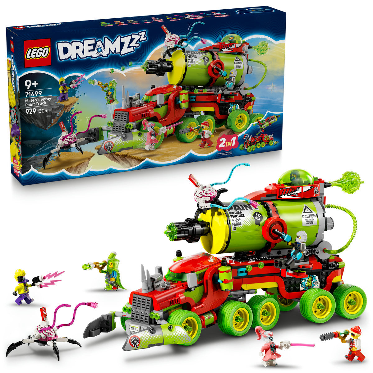 LEGO DREAMZzz Mateo’s Spray Paint Truck Toy 71499