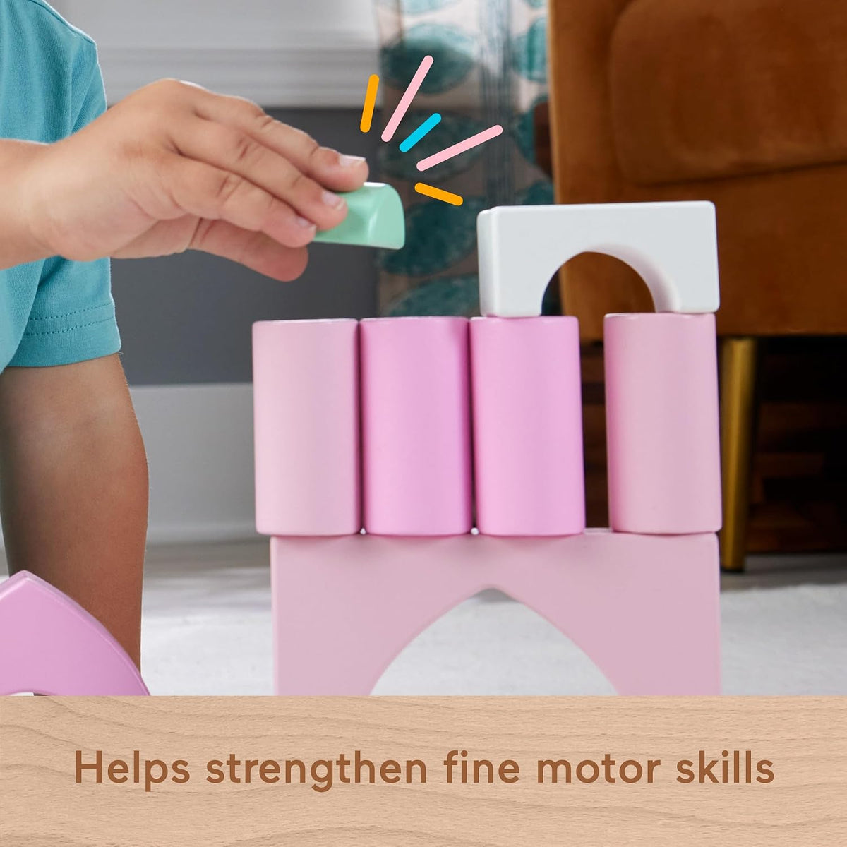 Fisher Price Wooden Castle Block Set