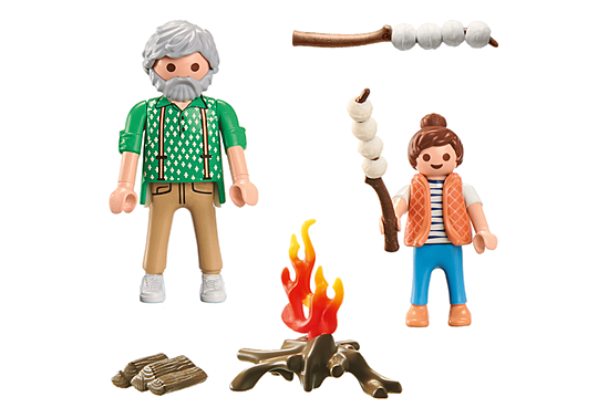 PLAYMOBIL 71513 My Life Campfire with Marshmallows