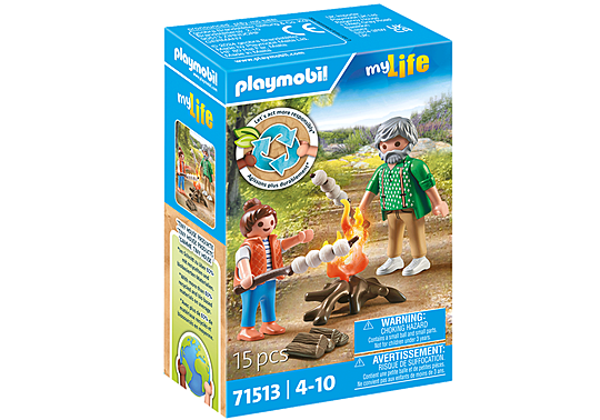 PLAYMOBIL 71513 My Life Campfire with Marshmallows