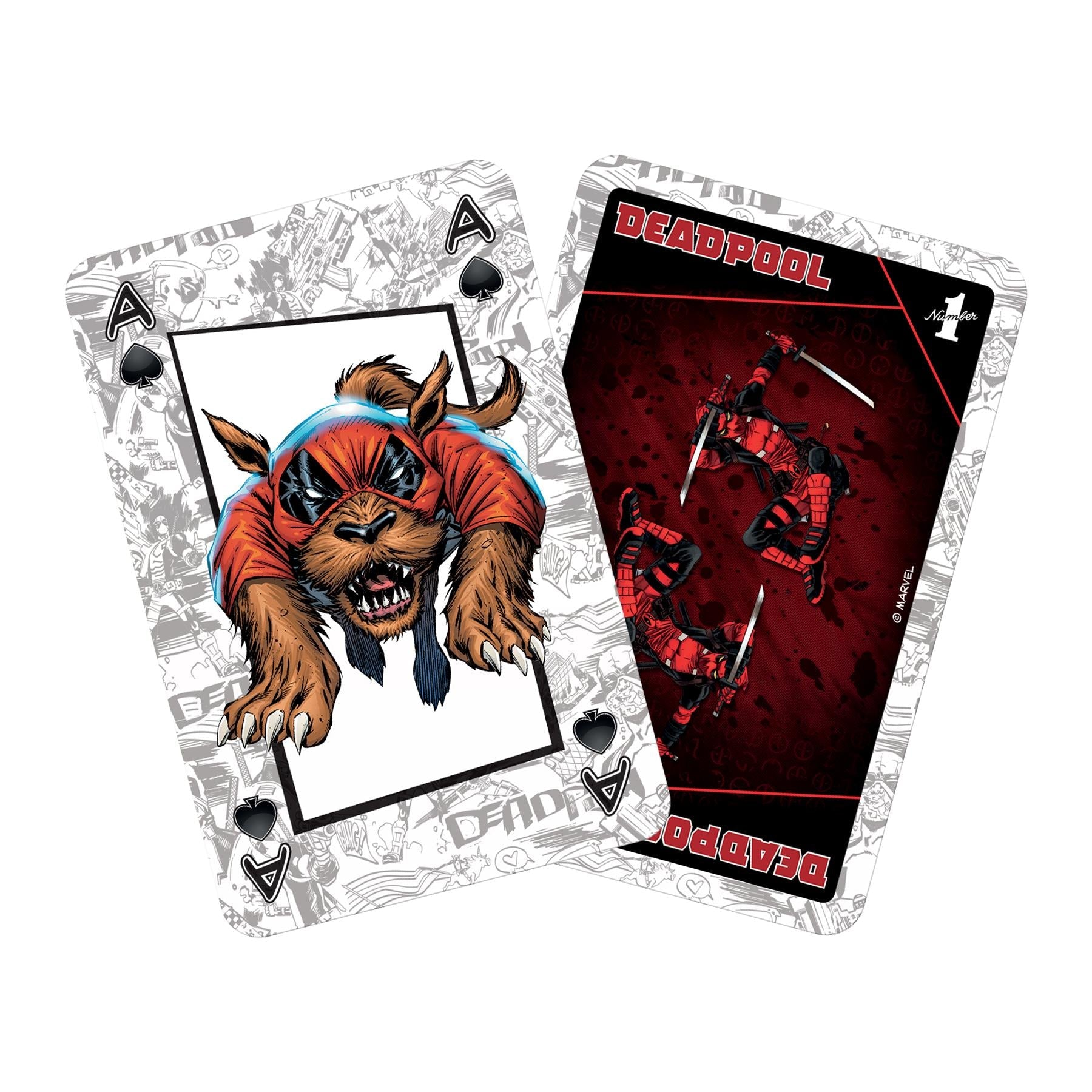 Deadpool Waddingtons Playing Cards