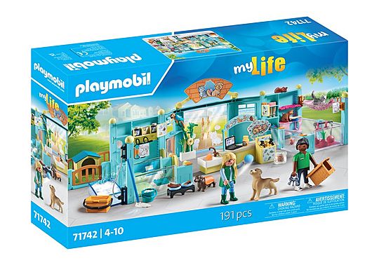 PLAYMOBIL My Life Animal Hotel Playset