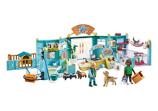 PLAYMOBIL My Life Animal Hotel Playset