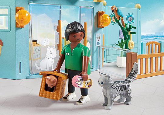 PLAYMOBIL My Life Animal Hotel Playset