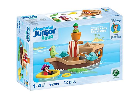 Playmobil 71769 Junior & Disney: Peter Pan's Pirate Ship
