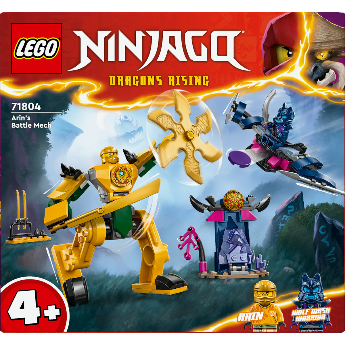LEGO NINJAGO Arin’s Battle Mech Ninja Toy Set 71804