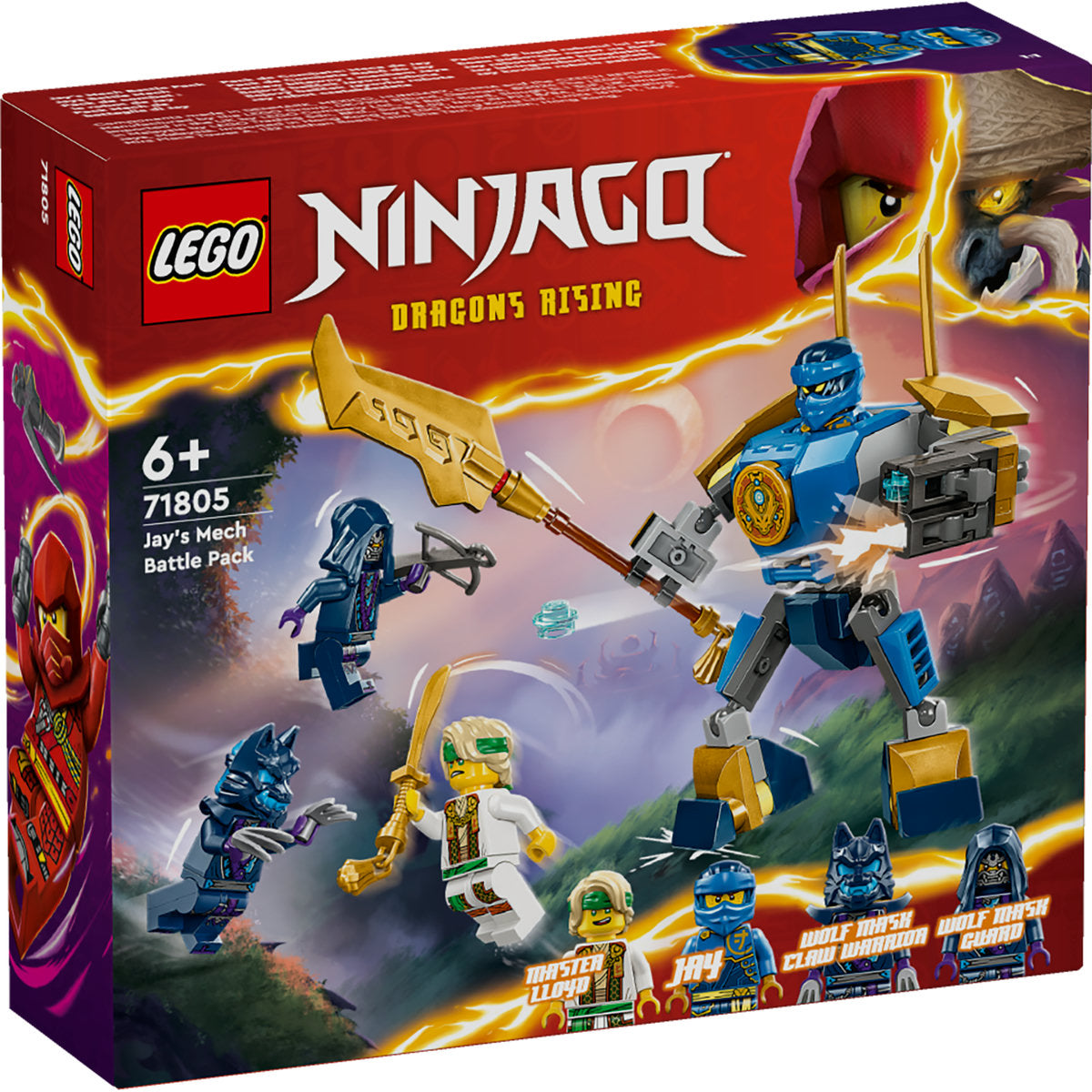 LEGO NINJAGO Jay’s Mech Battle Pack Ninja Toy 71805