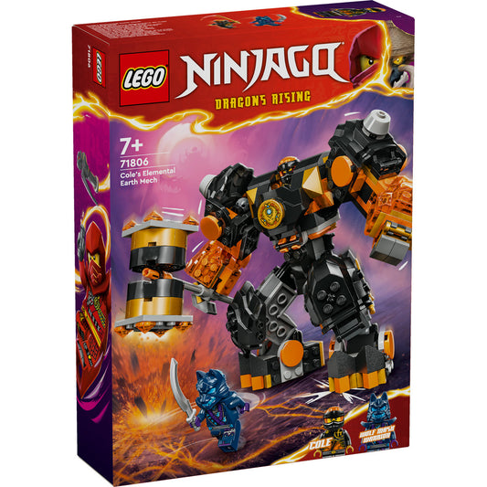 LEGO NINJAGO Cole’s Elemental Earth Mech Toy 71806 - Moons Toystore