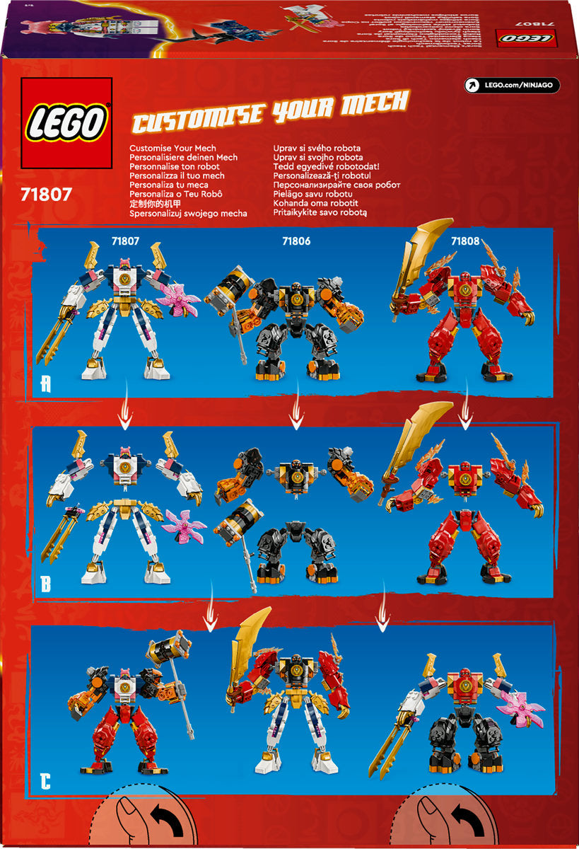 LEGO NINJAGO Sora’s Elemental Tech Mech Toy 71807