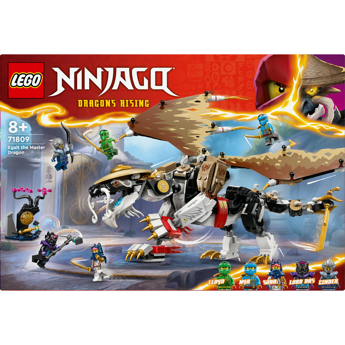 LEGO NINJAGO Egalt the Master Dragon Ninja Toy 71809