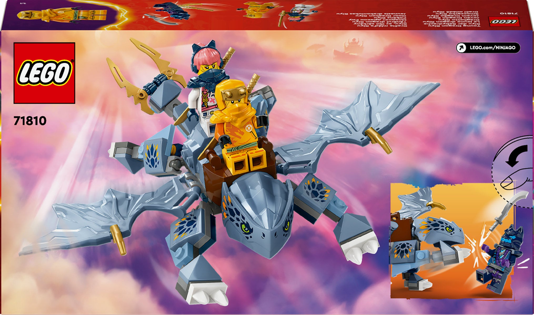 LEGO NINJAGO Young Dragon Riyu Toy Set 71810