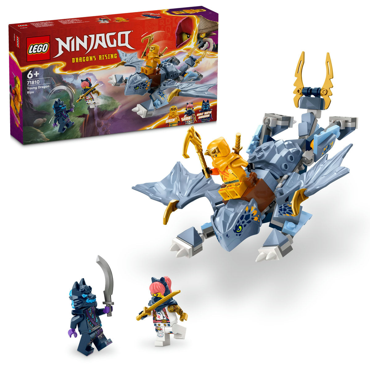 LEGO NINJAGO Young Dragon Riyu Toy Set 71810