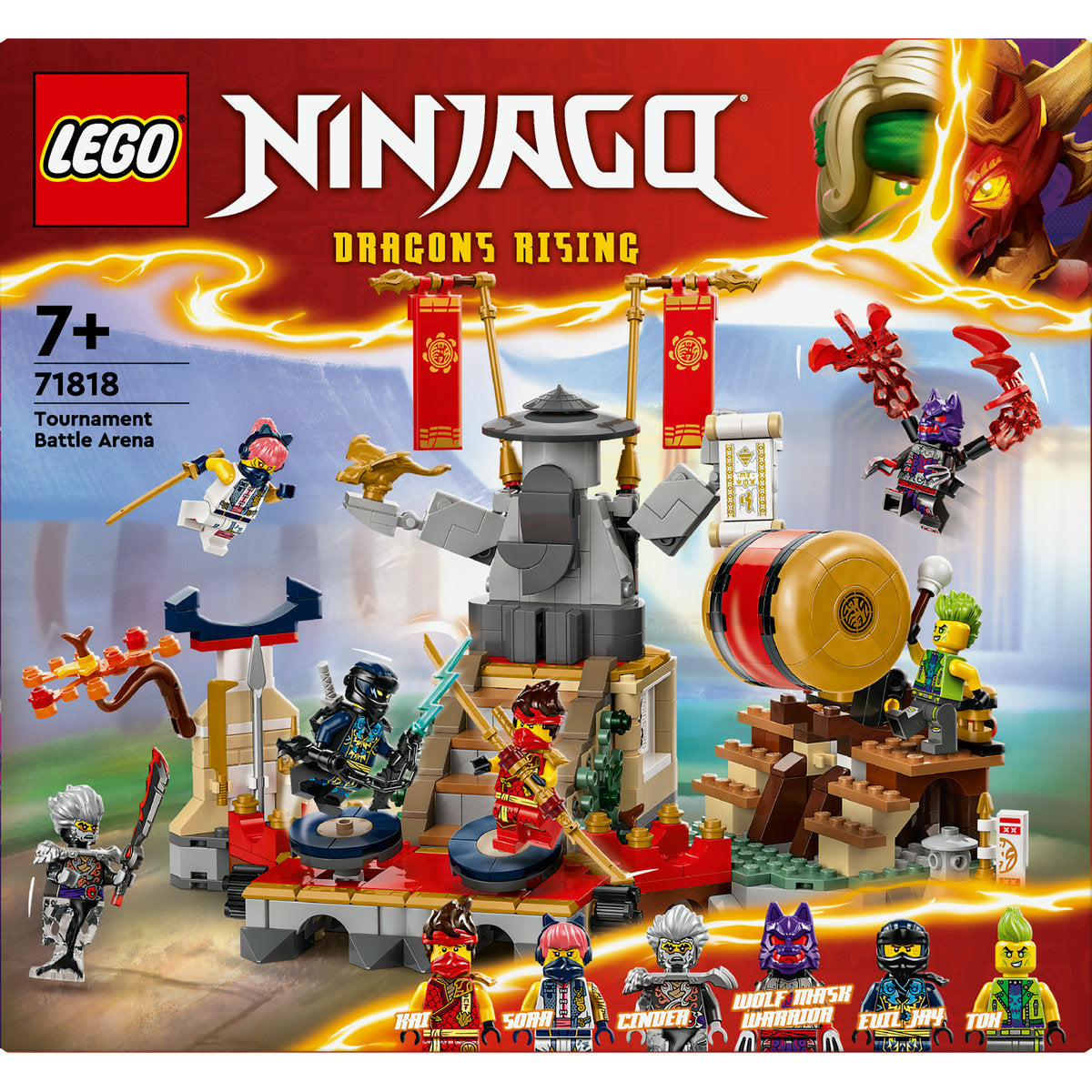 LEGO NINJAGO Tournament Battle Arena Toy Set 71818