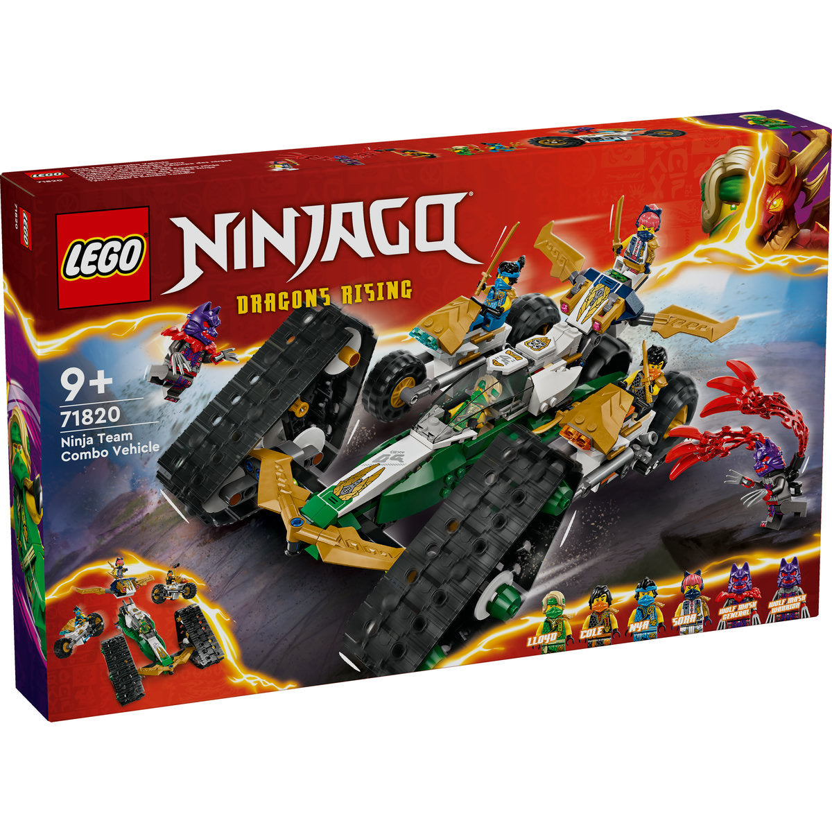 LEGO NINJAGO Ninja Team Combo Vehicle Toy Set 71820