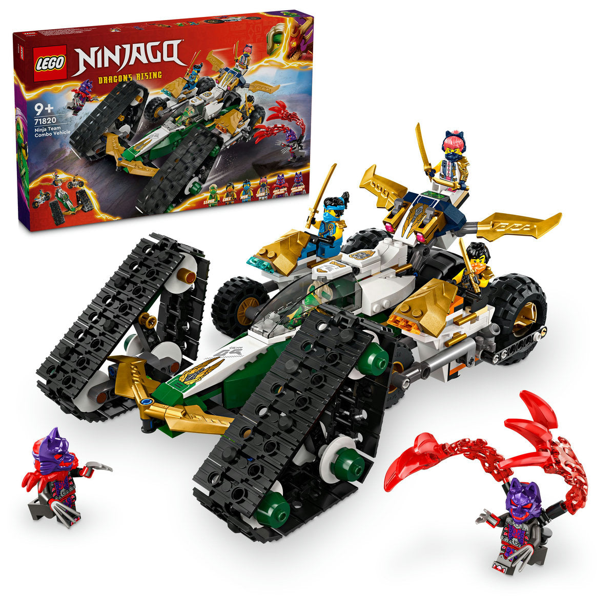LEGO NINJAGO Ninja Team Combo Vehicle Toy Set 71820