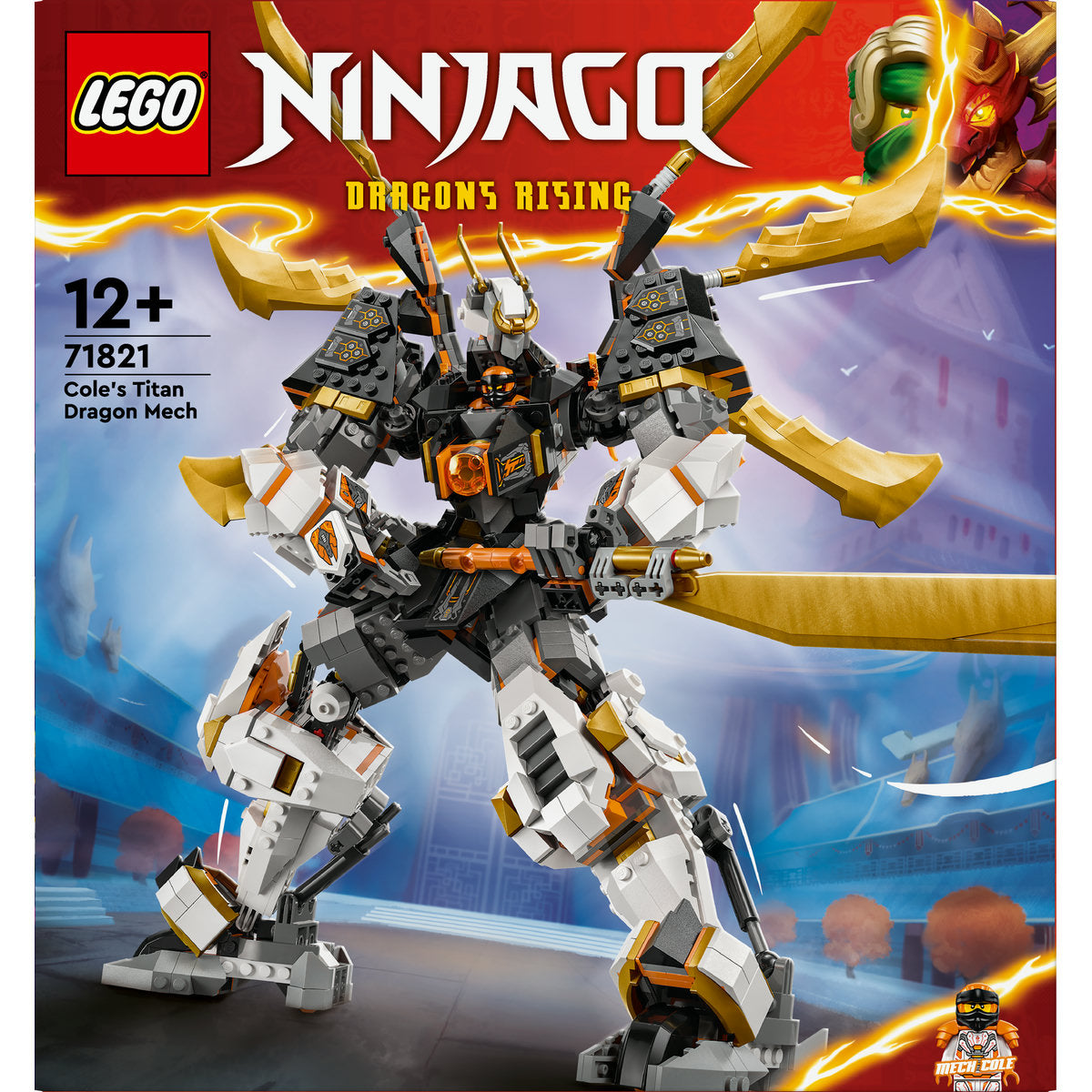 LEGO NINJAGO Cole’s Titan Dragon Mech Toy Set 71821