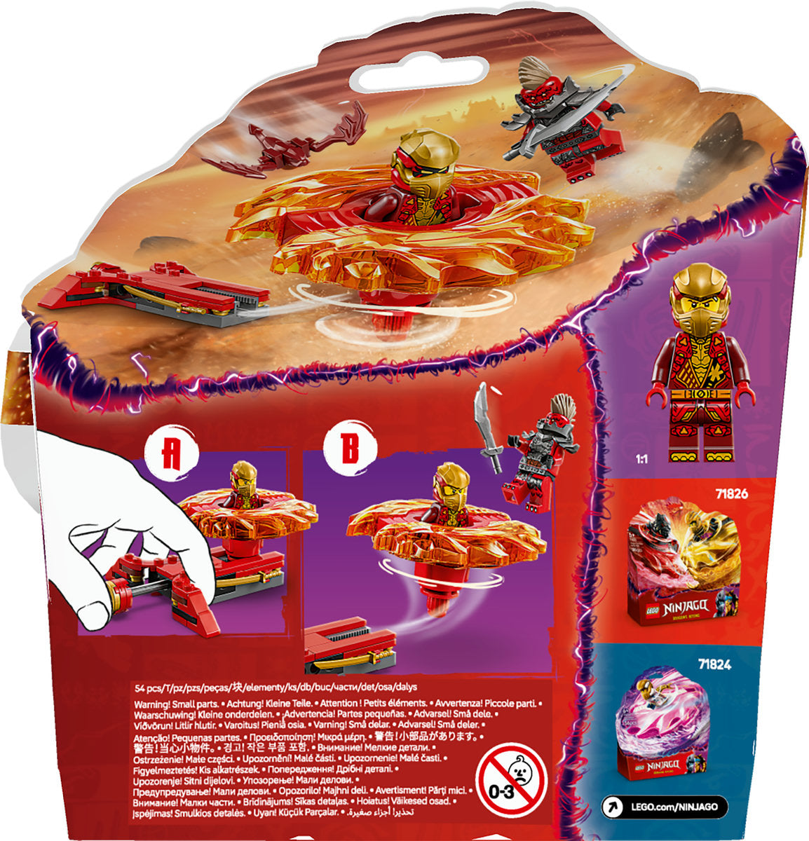 LEGO NINJAGO Kai’s Dragon Spinjitzu Spinner 71823