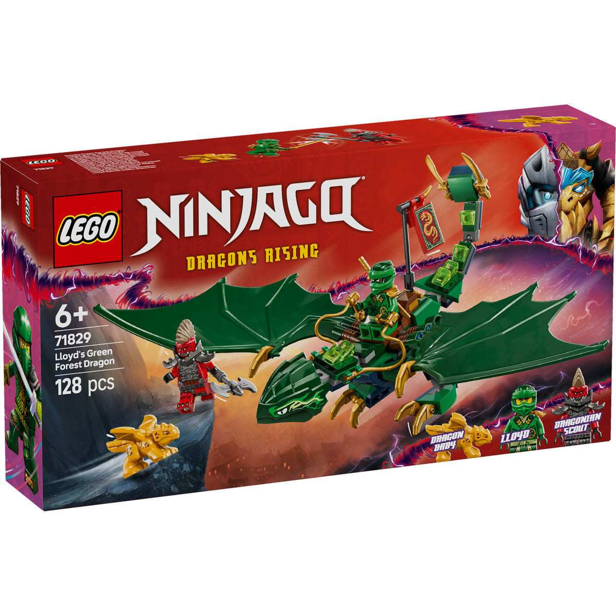 LEGO NINJAGO Lloyd’s Green Forest Dragon Toy 71829