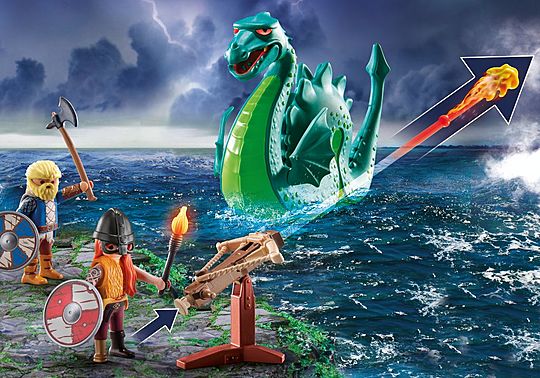 Playmobil 71830 Vikings and Sea Monster Promo Pack