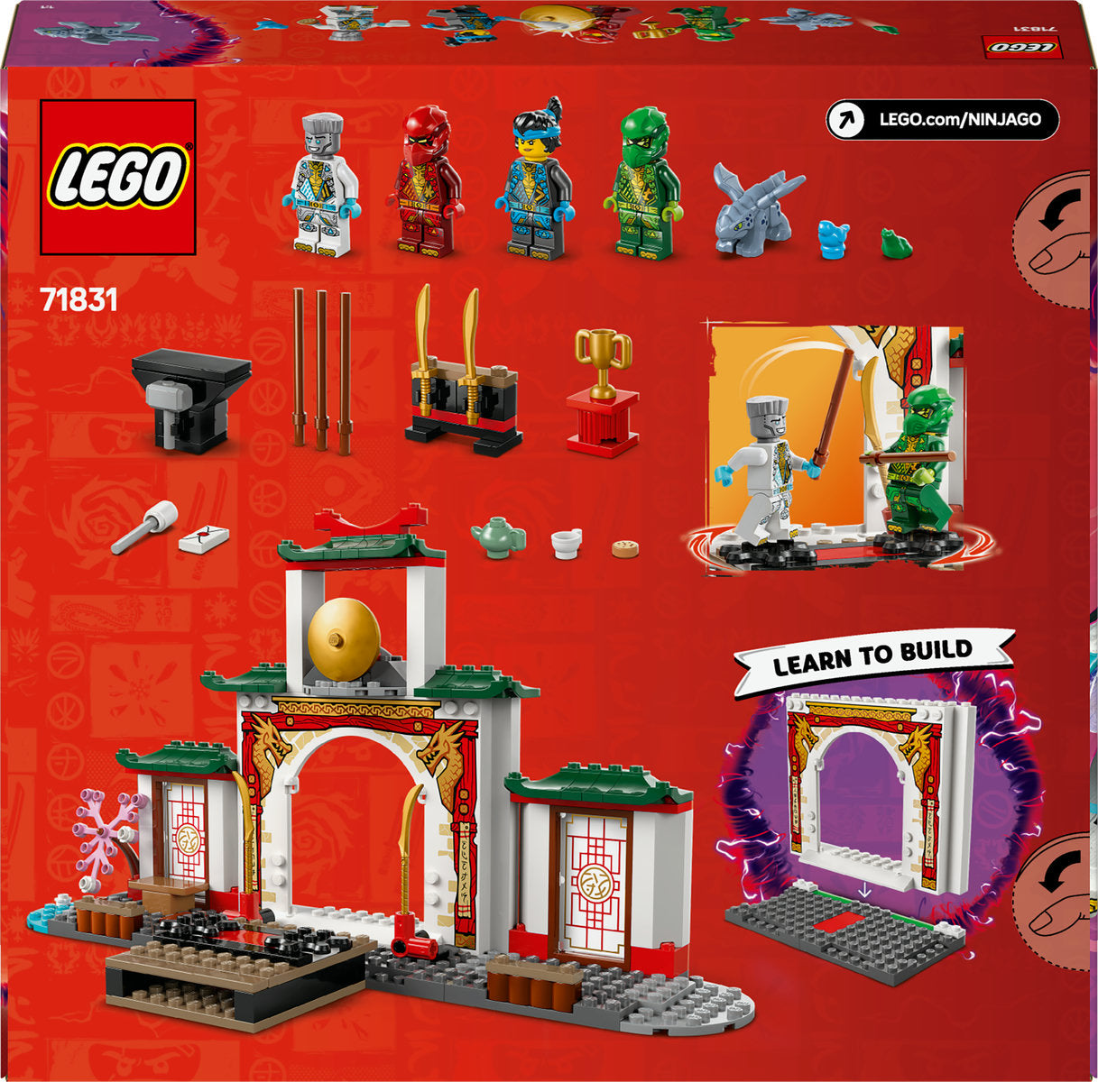 LEGO NINJAGO Ninja Spinjitzu Temple Ninja Toy 71831