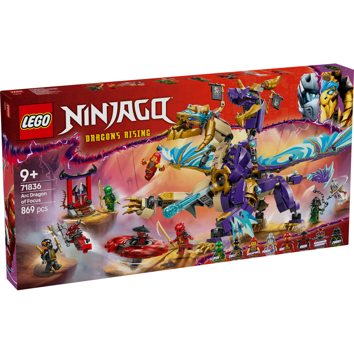 LEGO NINJAGO Arc Dragon of Focus Ninja Toy Set 71836