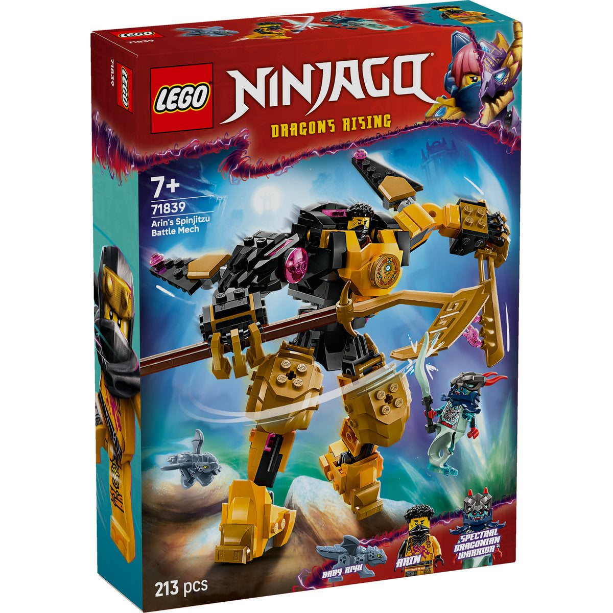 LEGO NINJAGO Arin’s Spinjitzu Battle Mech Toy Set 71839