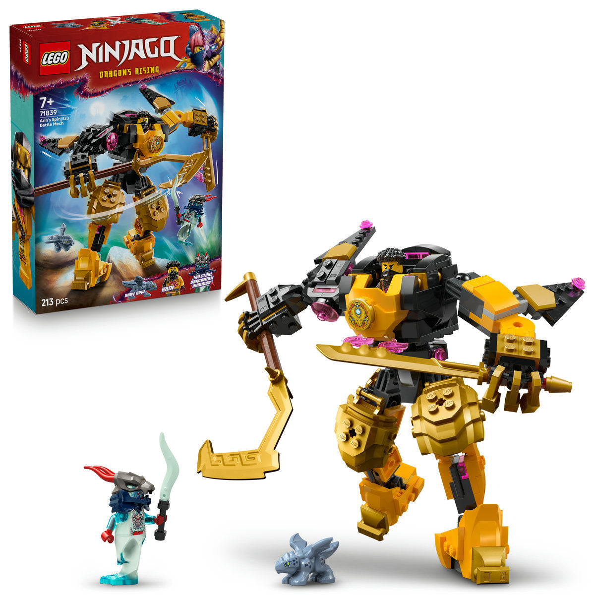 LEGO NINJAGO Arin’s Spinjitzu Battle Mech Toy Set 71839