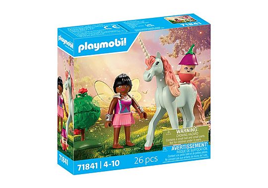 Playmobil 71841 Collectible Unicorn Sky Rose with Fairy