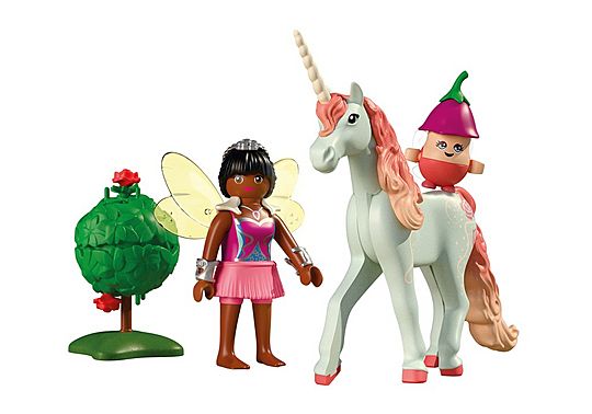 Playmobil 71841 Collectible Unicorn Sky Rose with Fairy