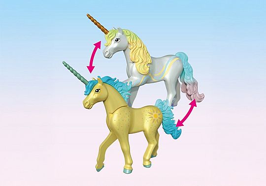Playmobil 71842 Collectible Unicorn Sunshine Blossom with Fairy