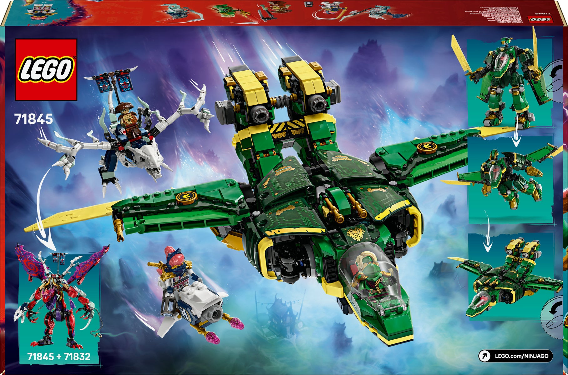 LEGO NINJAGO Lloyd’s Jet Mech Ninja Toy Building Kit 71845