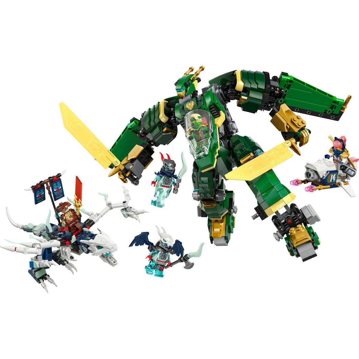 LEGO NINJAGO Lloyd’s Jet Mech Ninja Toy Building Kit 71845