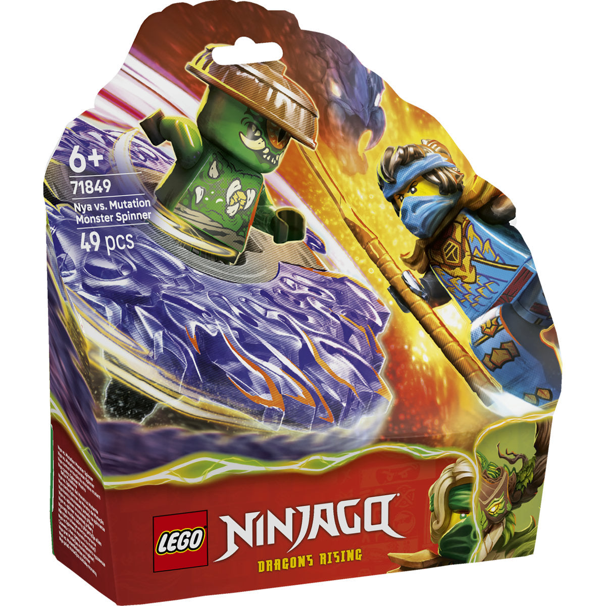 LEGO NINJAGO Nya vs. Mutation Monster Spinner 71849