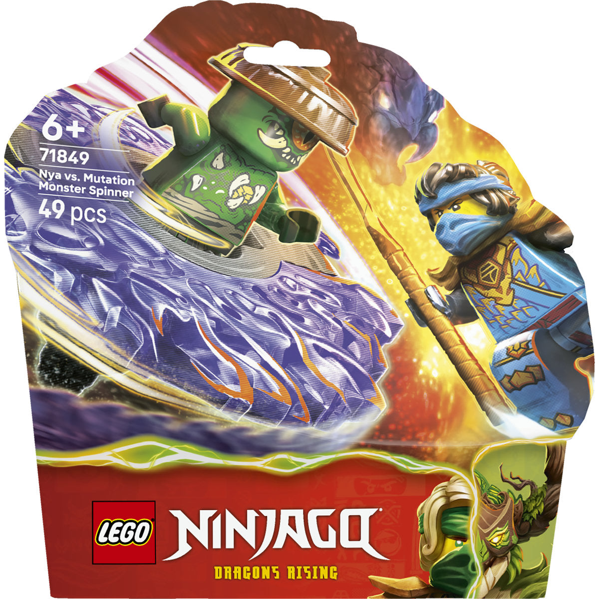 LEGO NINJAGO Nya vs. Mutation Monster Spinner 71849