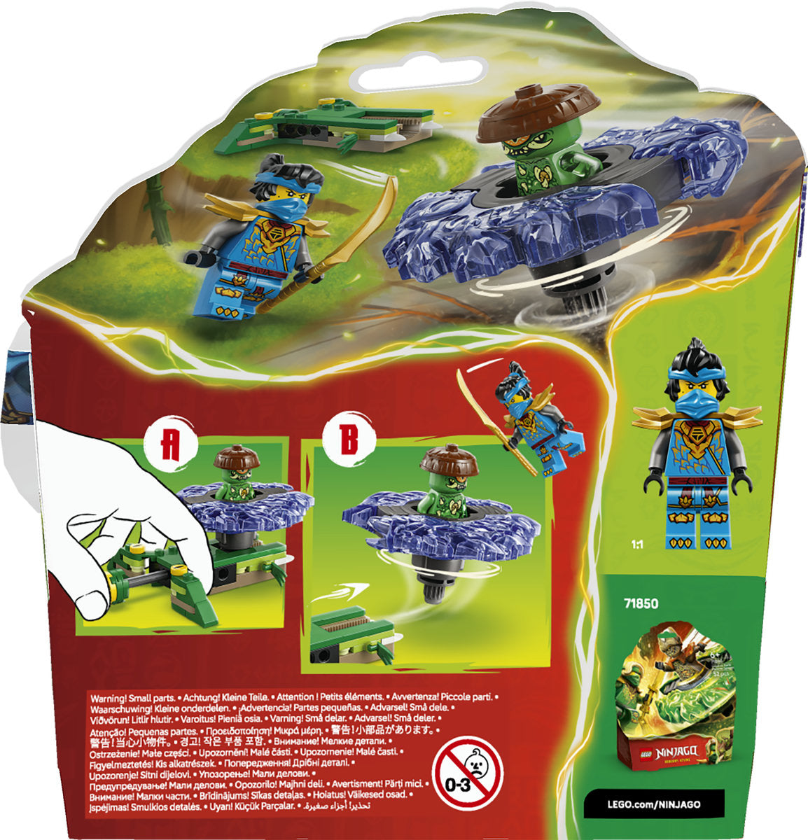 LEGO NINJAGO Nya vs. Mutation Monster Spinner 71849