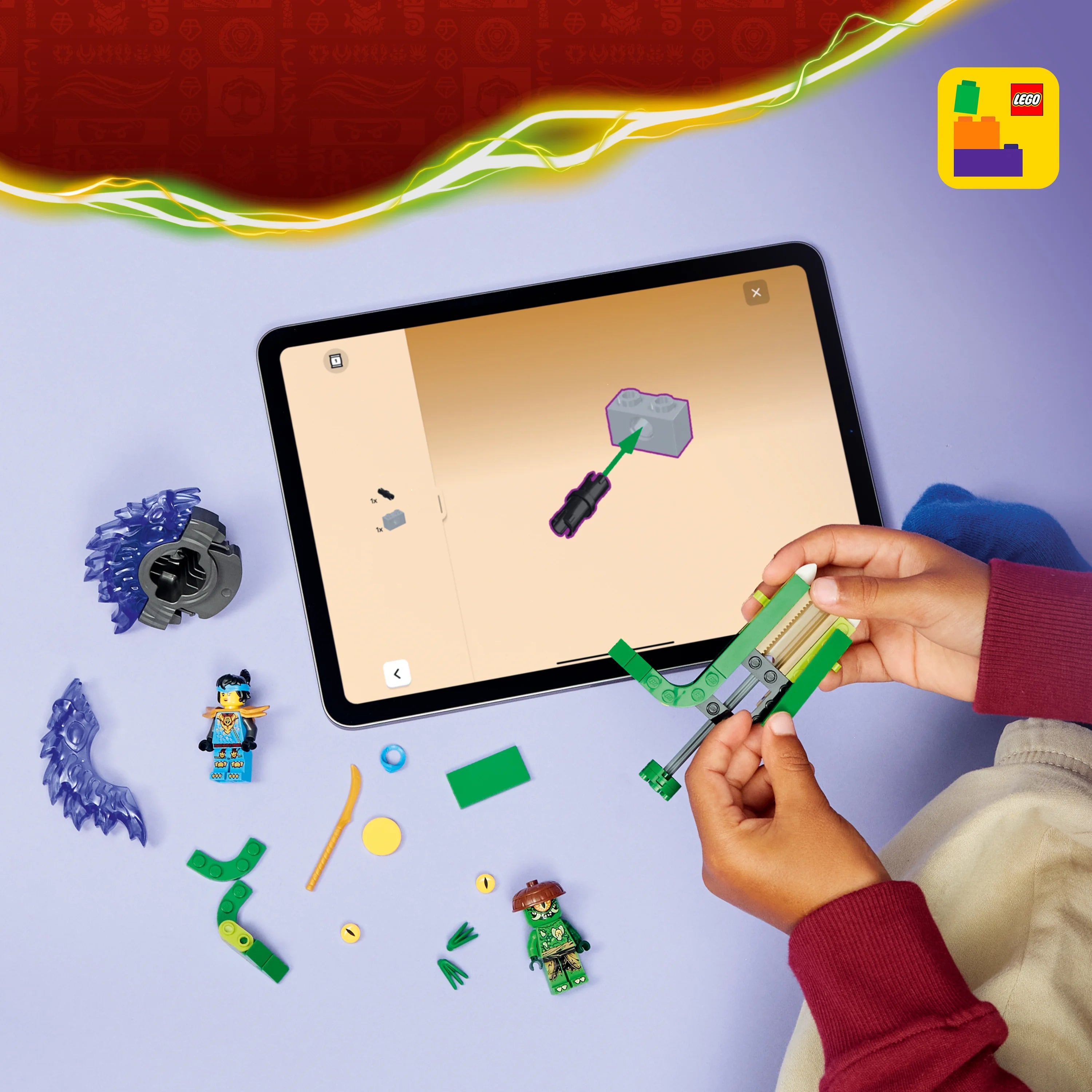 LEGO NINJAGO Nya vs. Mutation Monster Spinner 71849