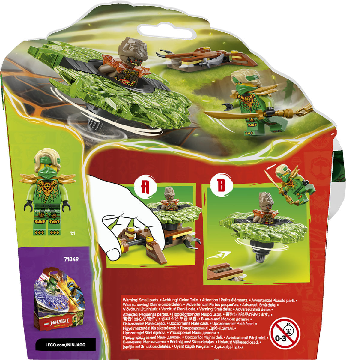 LEGO NINJAGO Lloyd vs. Earth Monster Spinner 71850