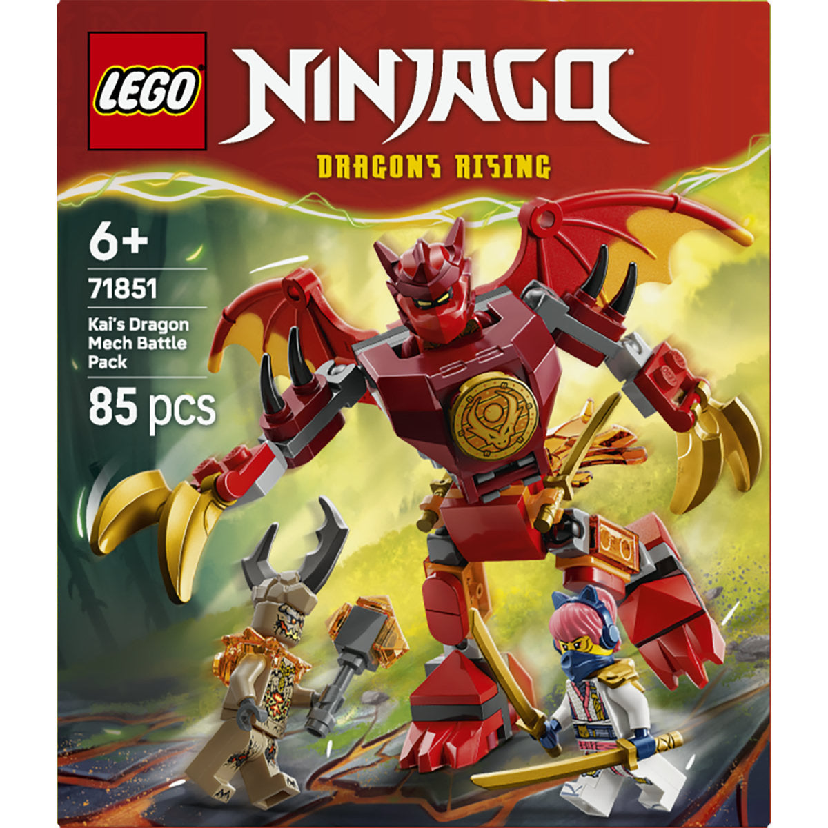 LEGO NINJAGO Kai's Dragon Mech Battle Pack Toy 71851