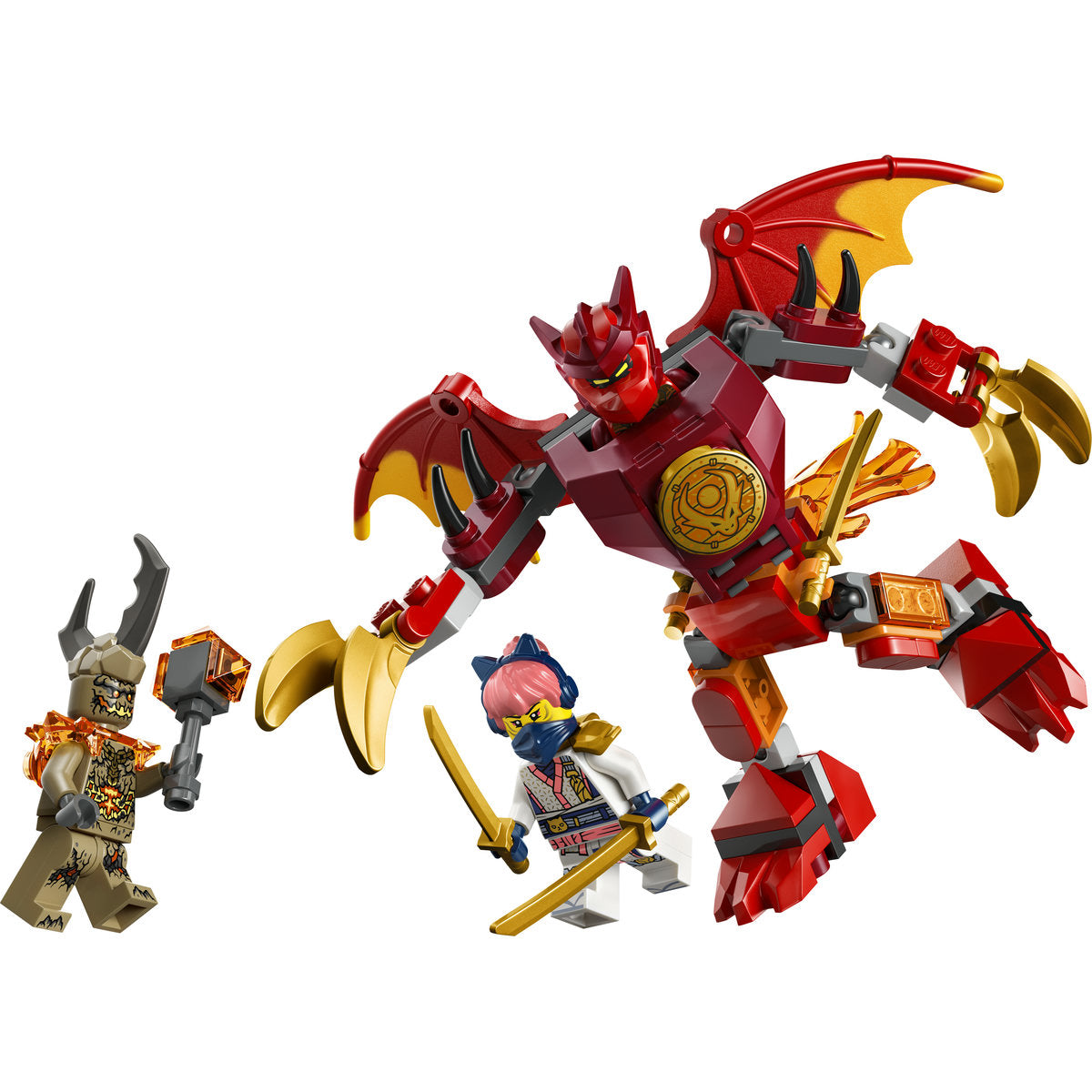 LEGO NINJAGO Kai's Dragon Mech Battle Pack Toy 71851
