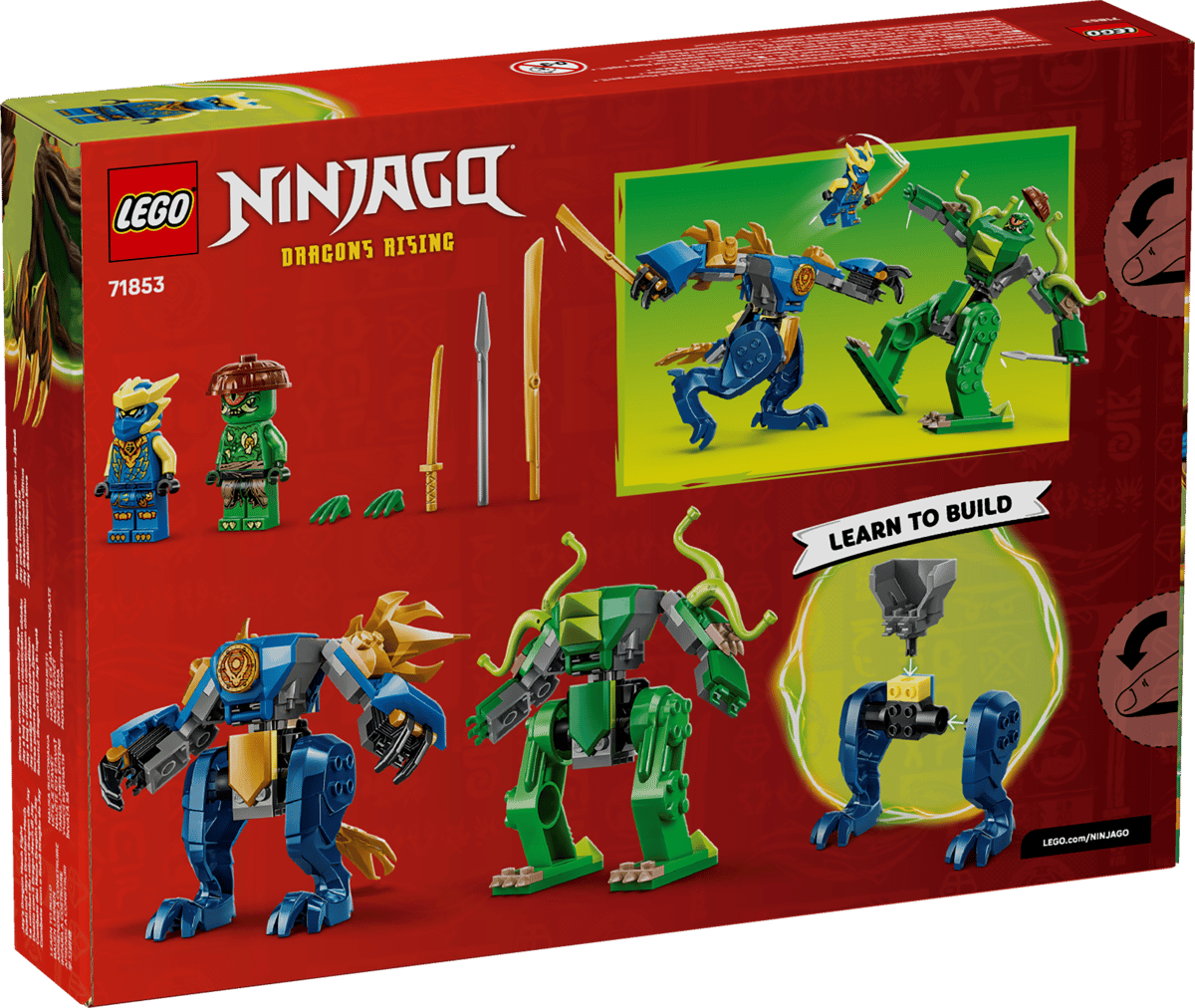 LEGO NINJAGO Jay’s Dragon Mech Fight Ninja Toy 71853