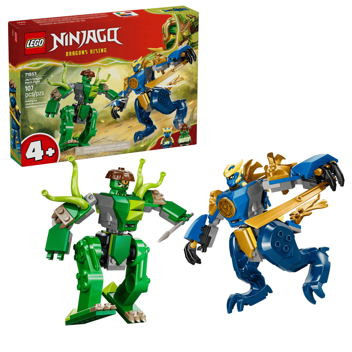 LEGO NINJAGO Jay’s Dragon Mech Fight Ninja Toy 71853