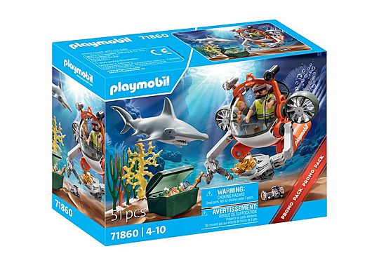 Playmobil 71860 Treasure Hunt with Submarine Promo Pack
