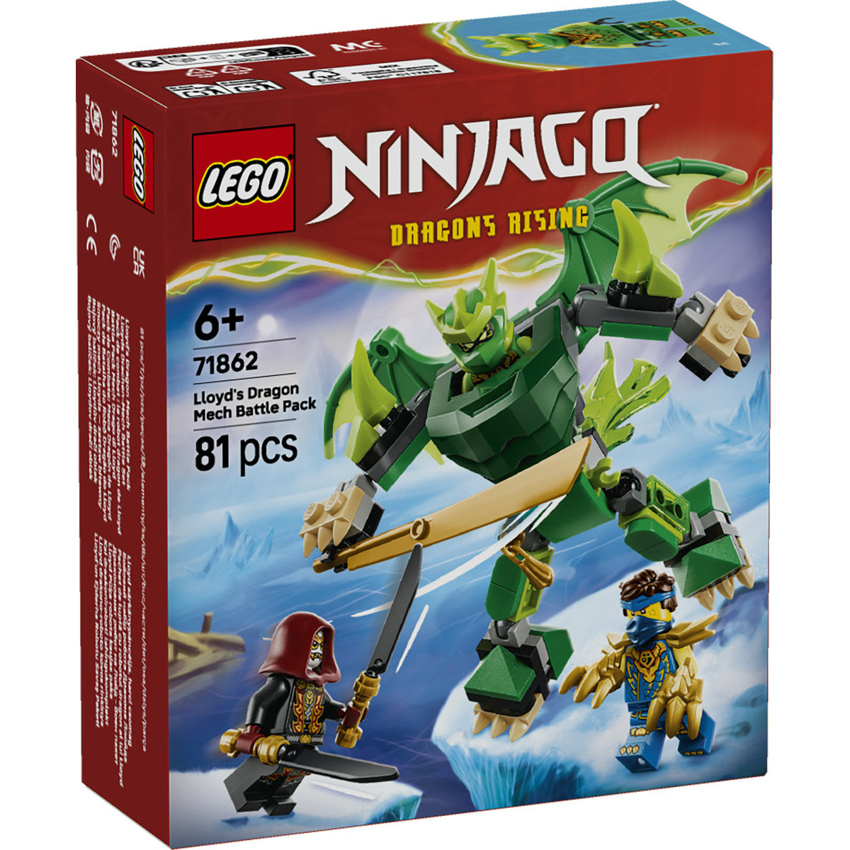 LEGO NINJAGO Lloyd's Dragon Mech Battle Building Set 71862