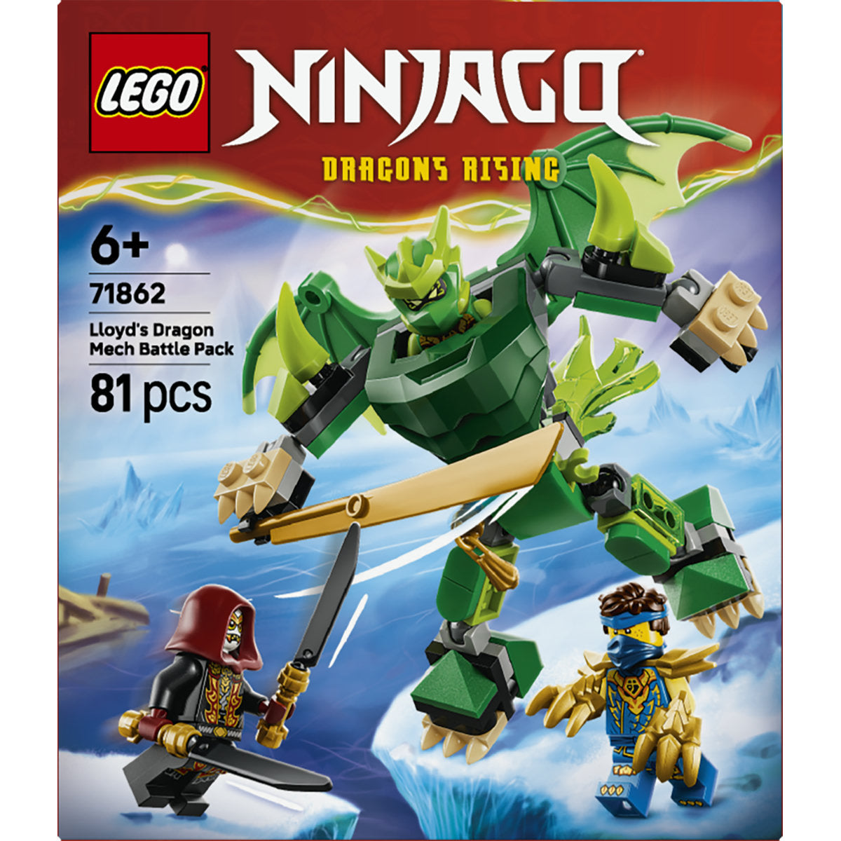 LEGO NINJAGO Lloyd's Dragon Mech Battle Building Set 71862