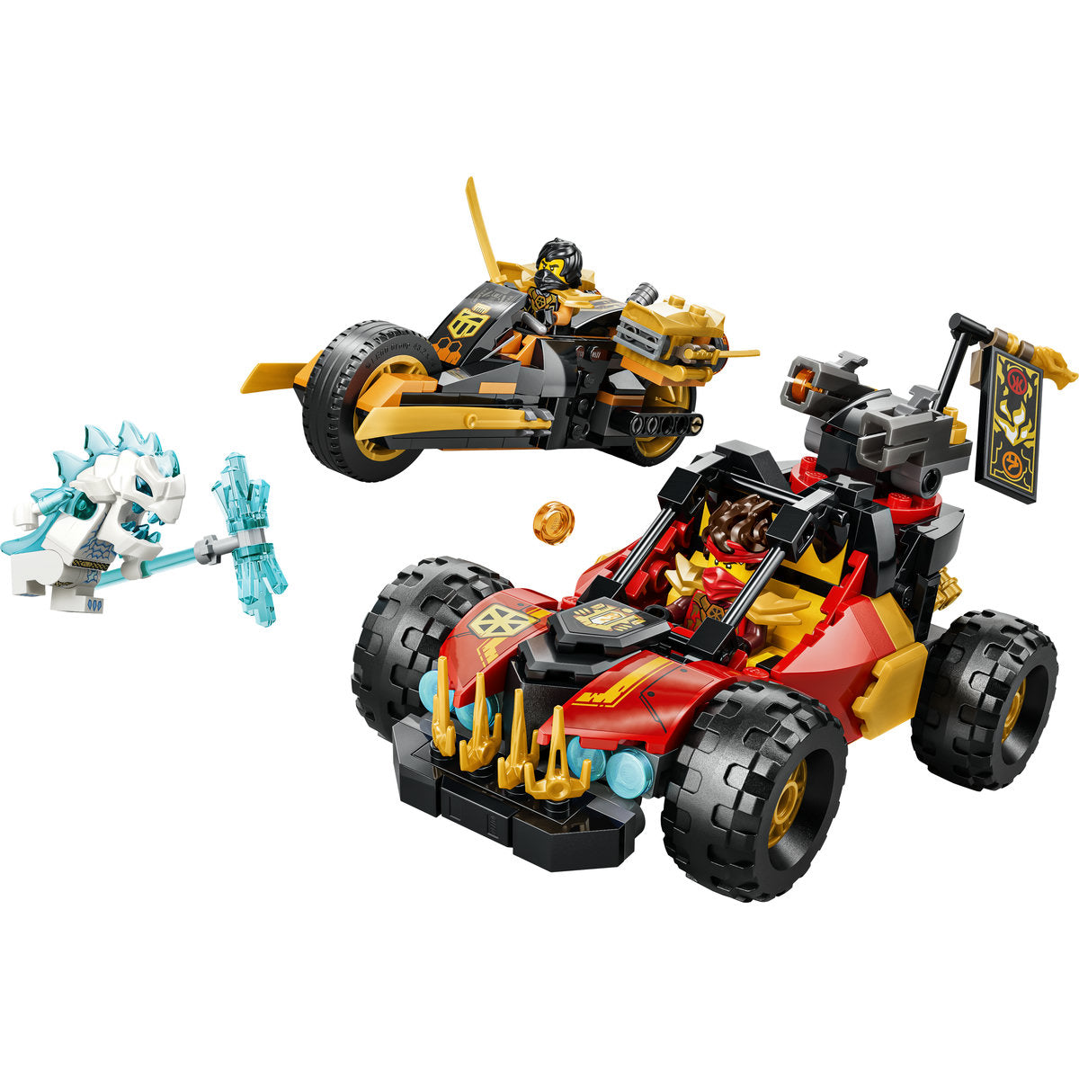 LEGO NINJAGO Kai and Cole's Combiner Vehicle Building Set 71864